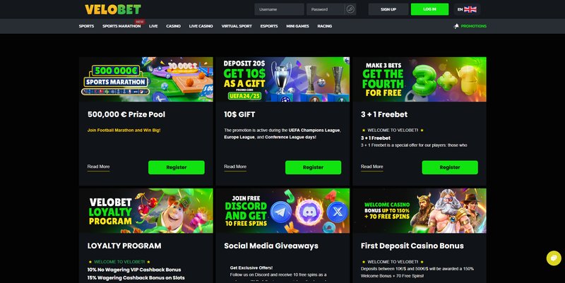What’s the first thing you notice when you try Velobet UK?